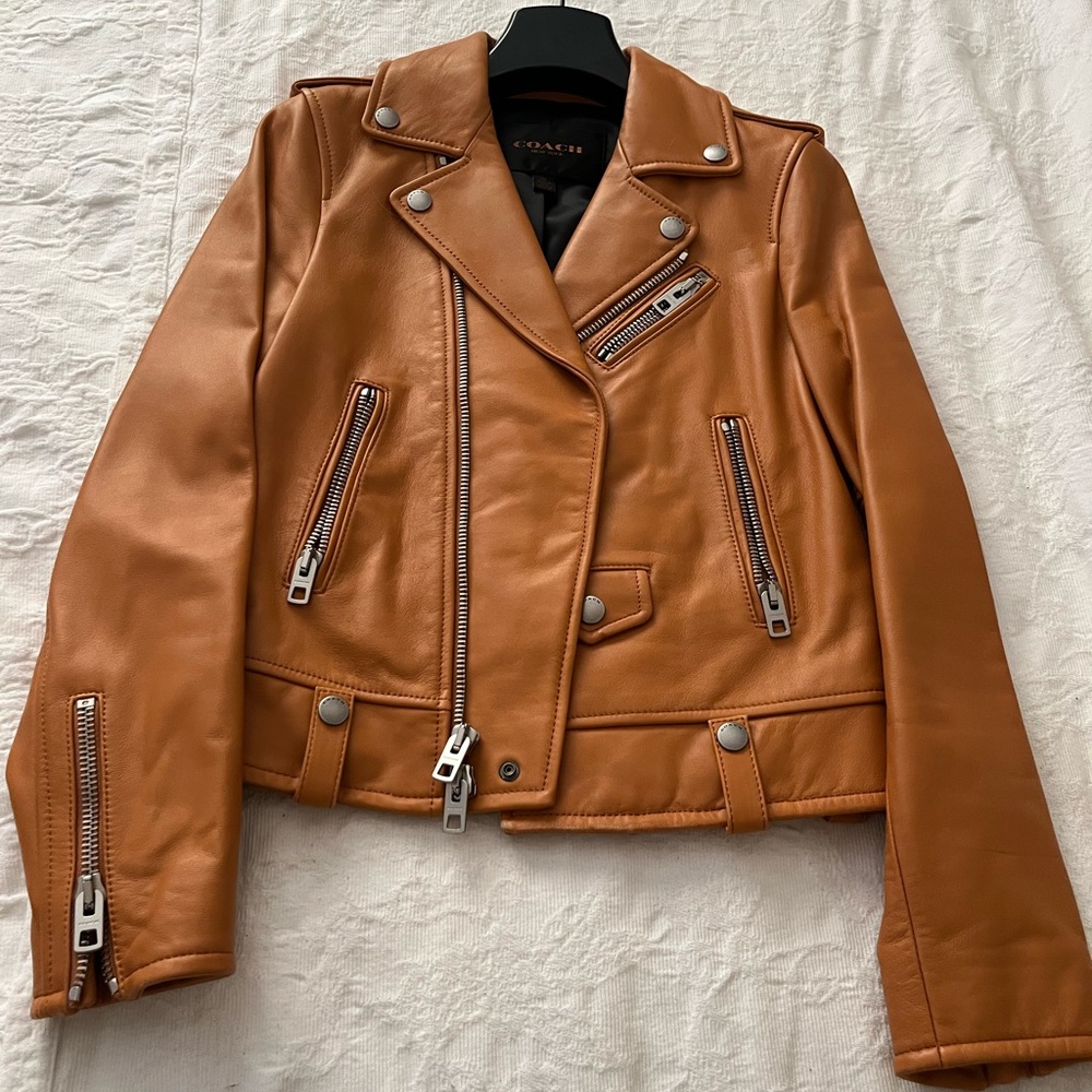 Coach leather jacket